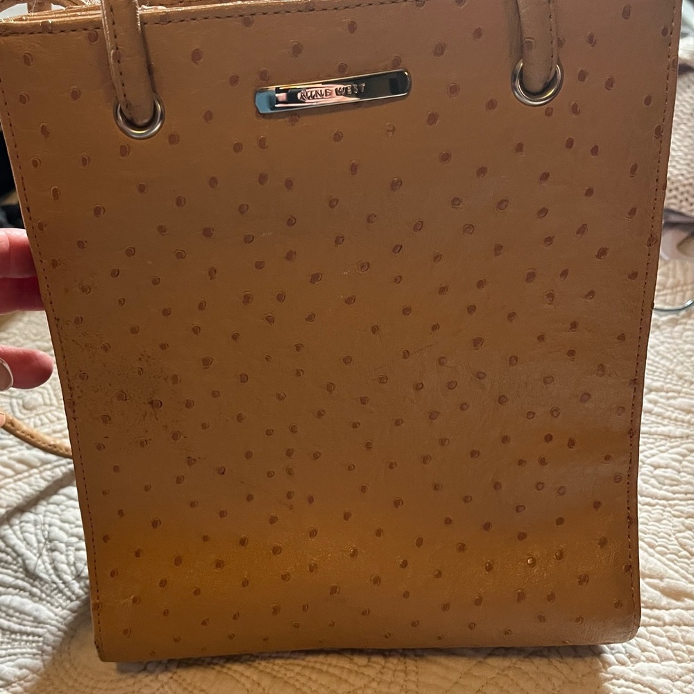 Charming Charlie Tan Tote Bag